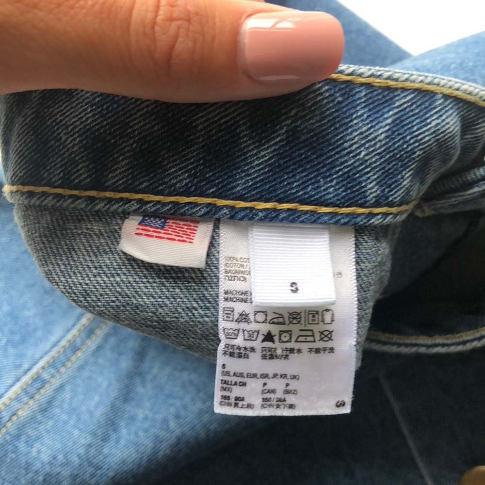 American Apparel denim skirt - Picture 3 of 4